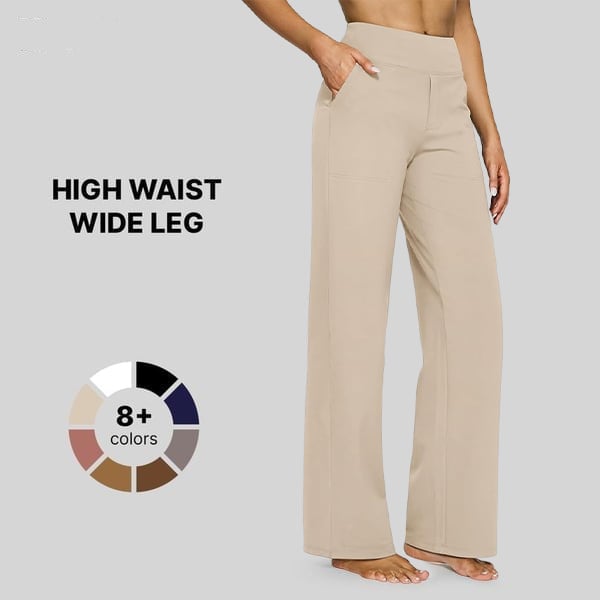 ☀️ Summer Deal!😍Loose High-Waist Business Casual Pants Yoga Pants
