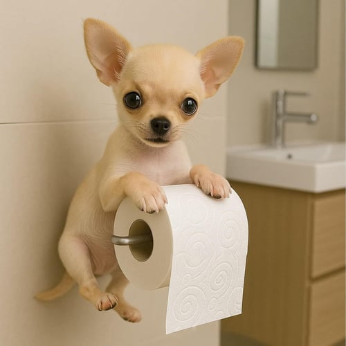 Dog Paper Holder
