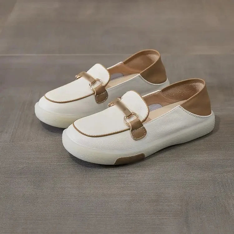 Women's Italian Leather Soft Sole Walking Shoes - Buy two pairs and get free shipping! mysite
