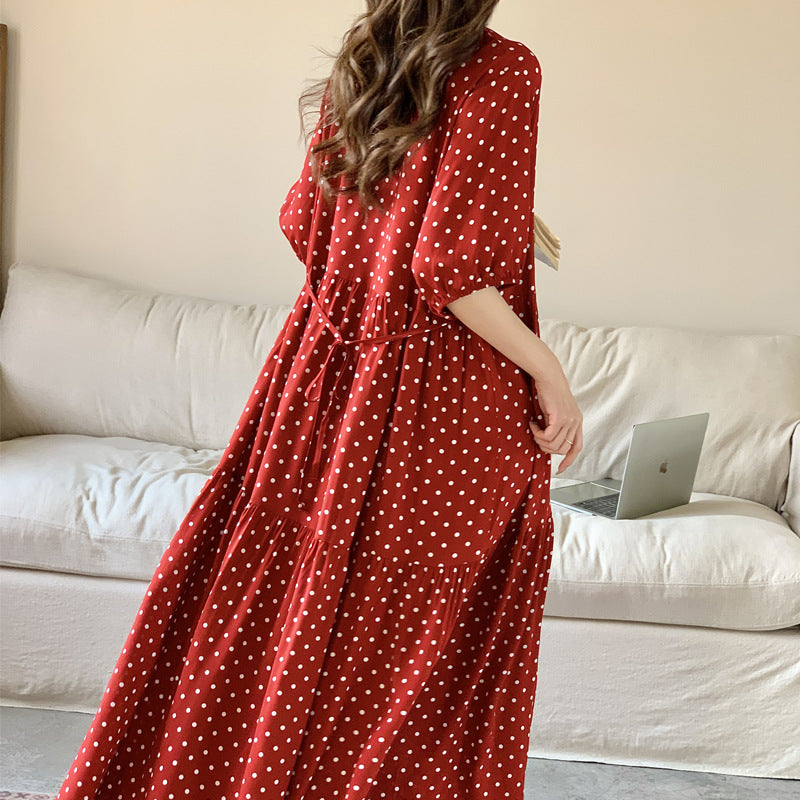 💃Only $35.99💃Women's V-neck Bohemian dress