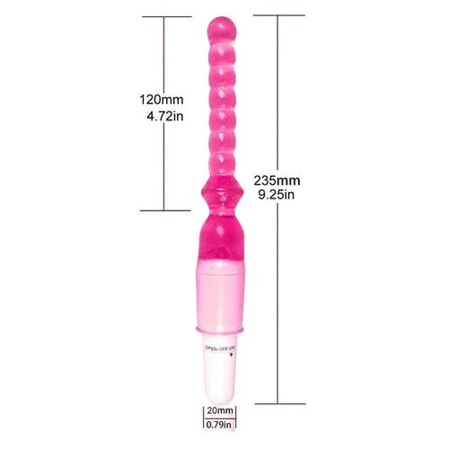 Beaded Shape Vibrator Massager – Battery Operated Personal Wellness Massager