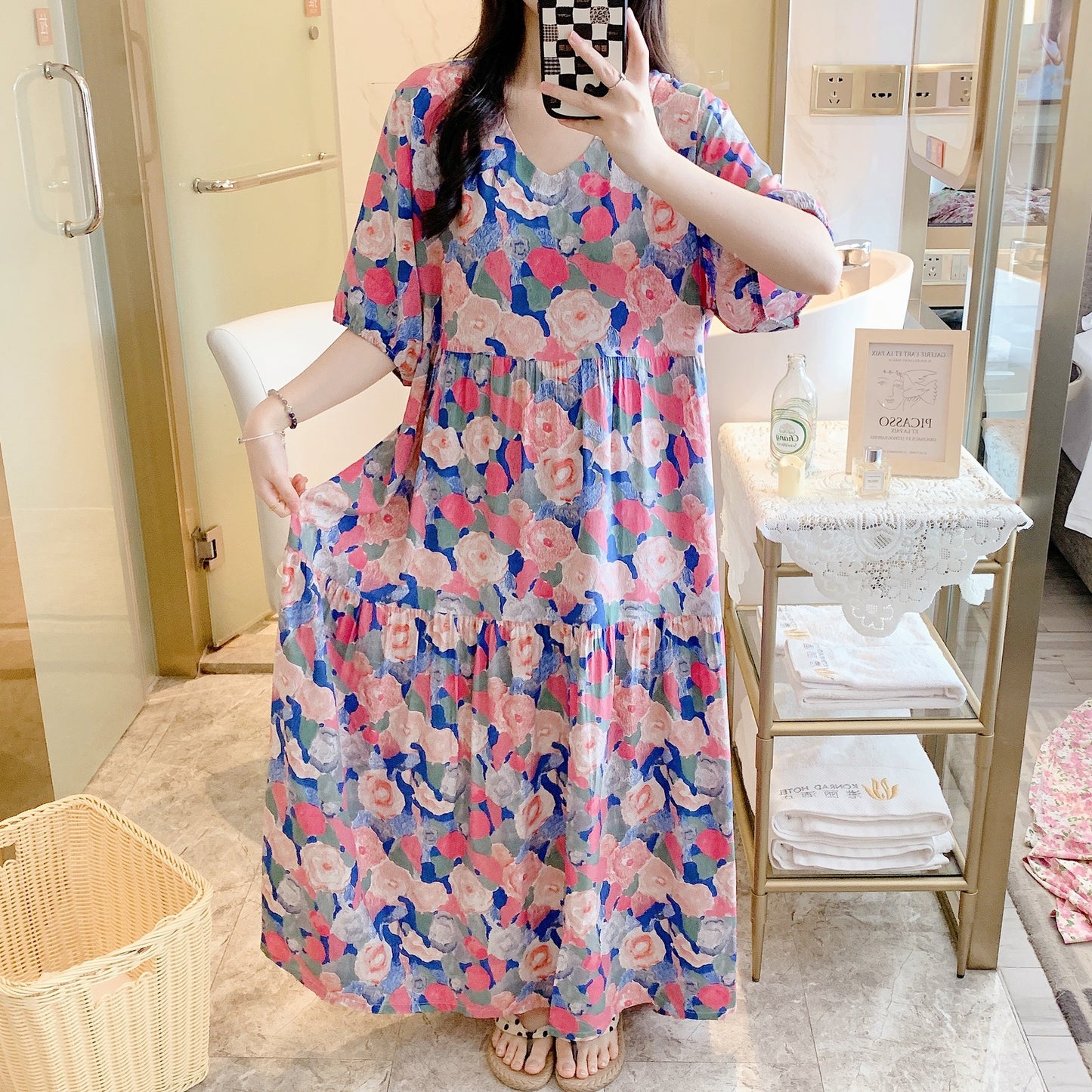 💃Only $35.99💃Women's V-neck Bohemian dress