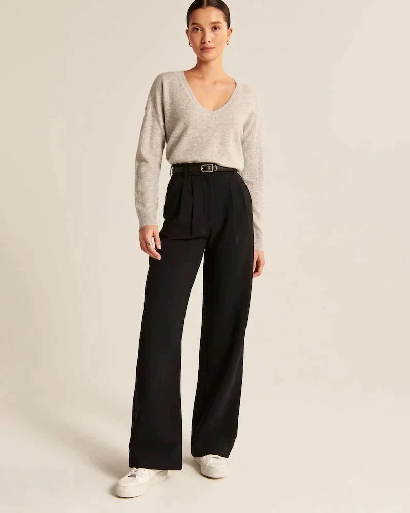 Wide-Leg Tailored Pants - Buy two and get free shipping! mysite