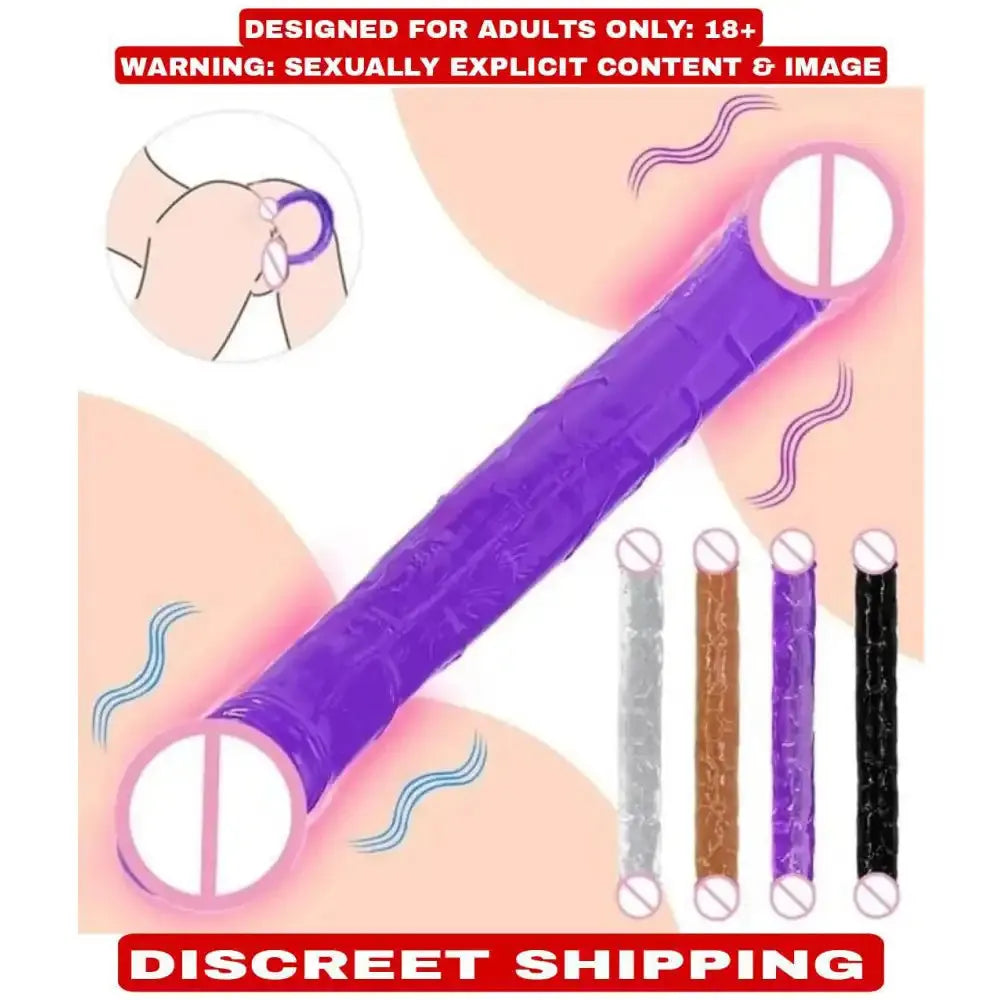 Double-Ended Flexible Wellness Massager – Soft Silicone Personal Care Device
