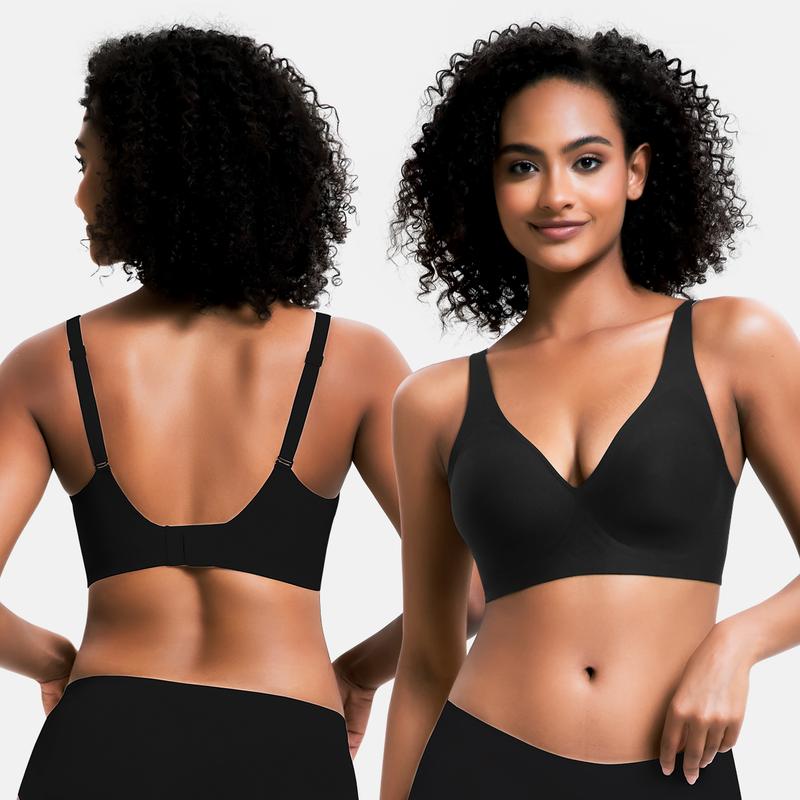 Womens Comfortable Wireless Bras - Buy 1, Get 1 Free (2-pack)