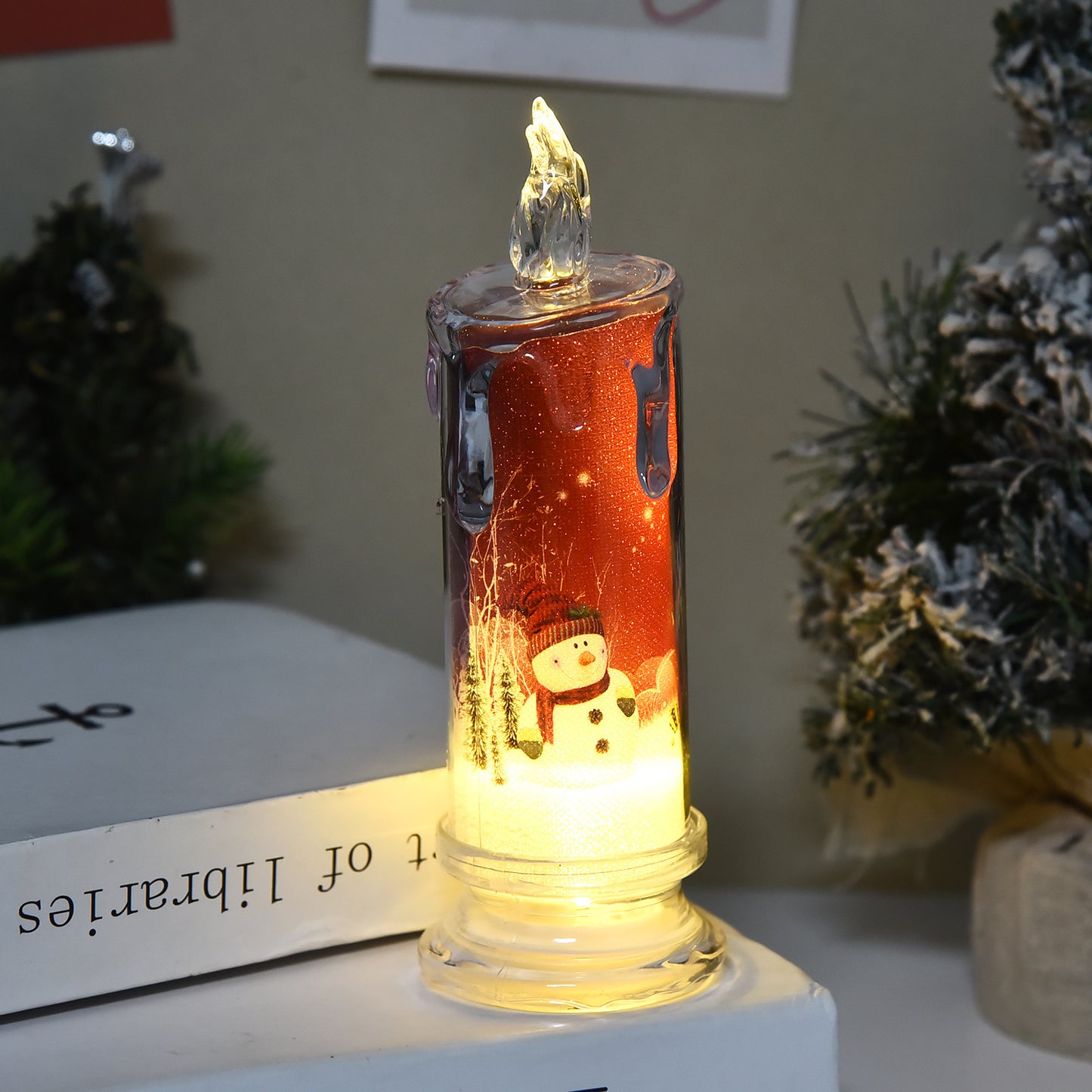 🌲🌲Flameless LED Christmas Candle Lights, 🕯️🕯️Christmas/Halloween/Easter Special Gift🎁🎁