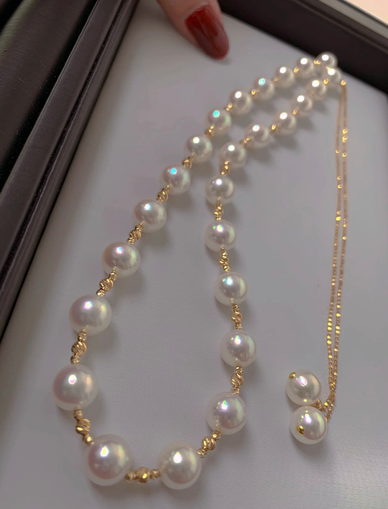 Thames Freshwater Pearl Necklace | 24k Gold Plated Copper