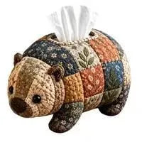 🧵DIY Patchwork-Style Animal Sewing Kit for Tissue Box💙