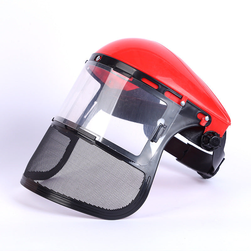 Transparent face protector suitable for gardening pruning farm