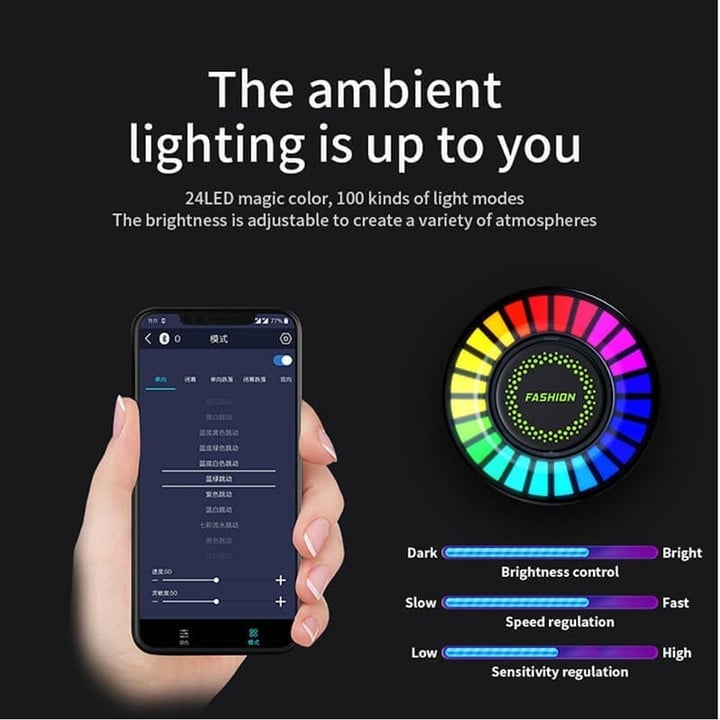 🔥Bluetooth Car RGB Ambient Light