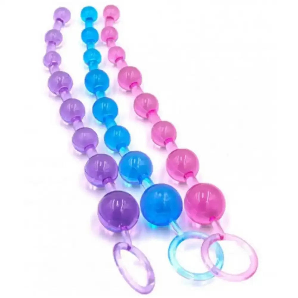 10 Inch Flexible Vibrating Beads Massager – Multicolor Personal Wellness Device