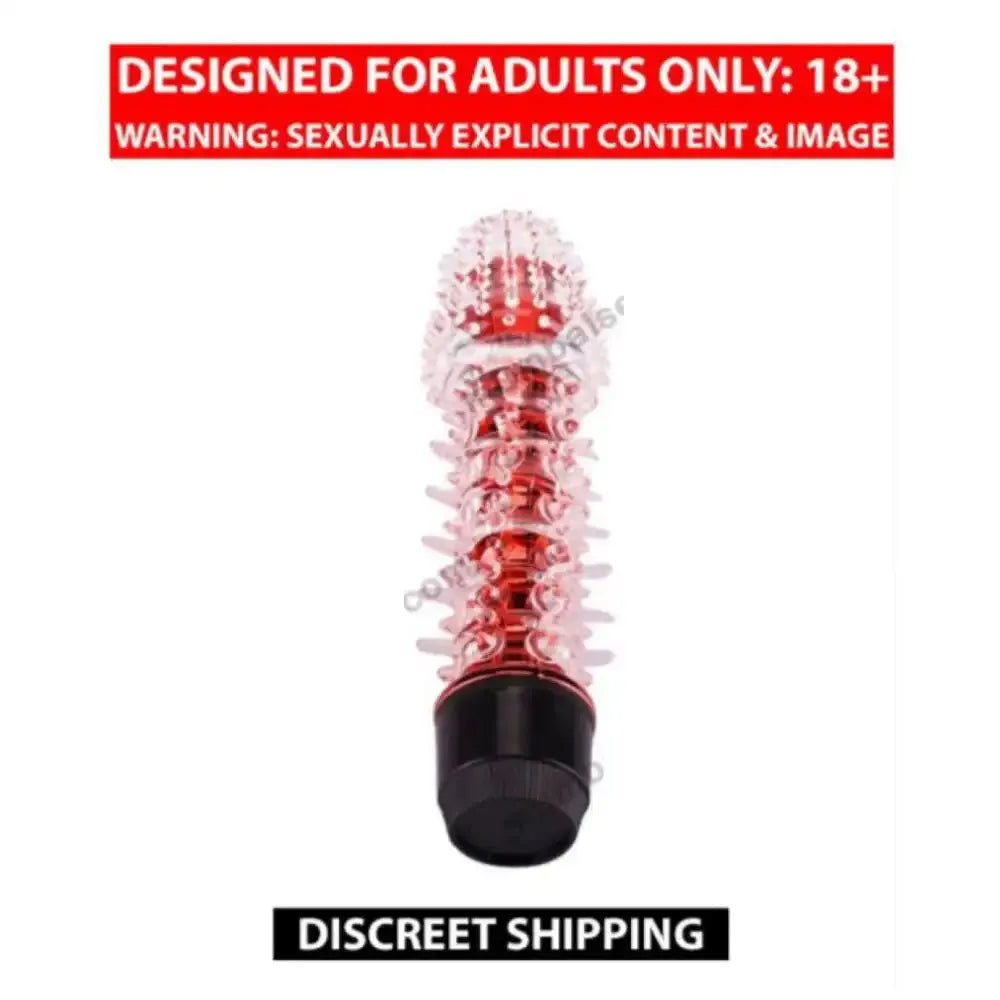 Crystal Multi-Speed Vibrating Massager – Textured Personal Wellness Device