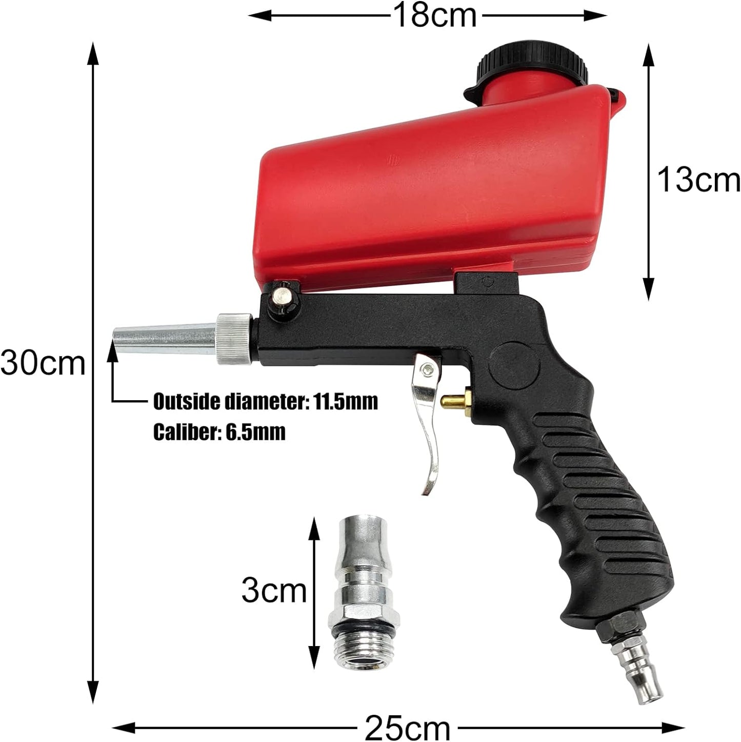 🔥Summer Hot Sale Promotion-49% OFF✨-Portable Pneumatic Sandblasting Gun