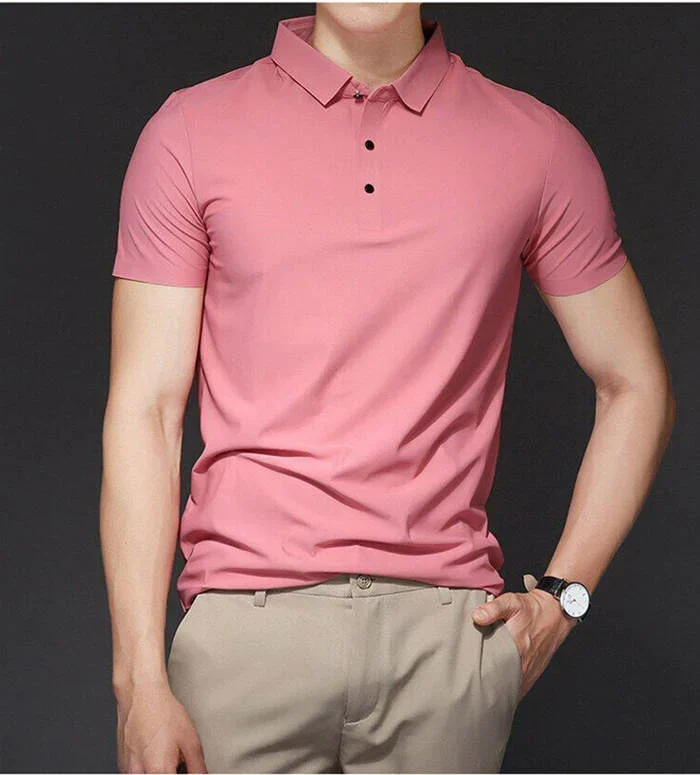 🎁2024Hot Sale🎁Men's Cool Quick Dry Polo Shirt - Buy two and get free shipping!