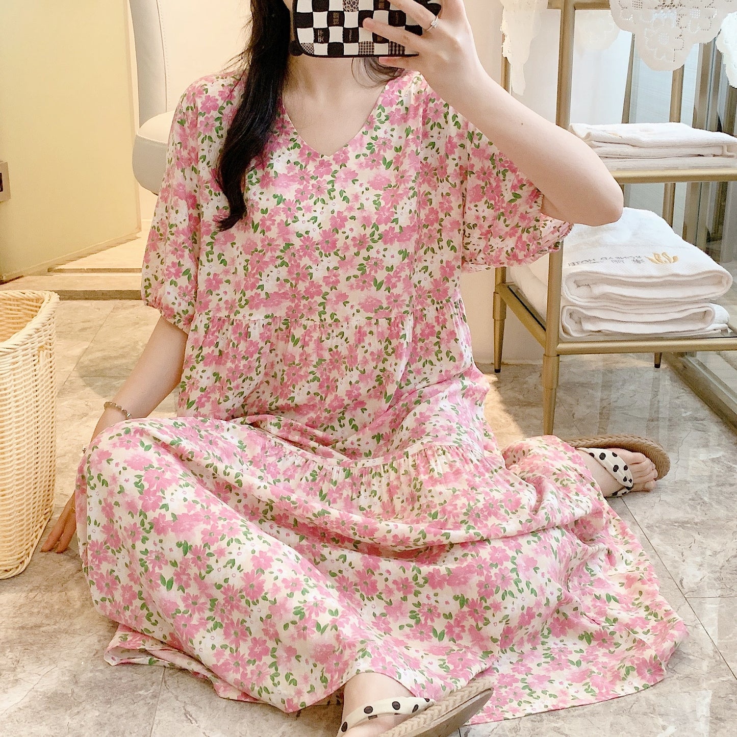 💃Only $35.99💃Women's V-neck Bohemian dress