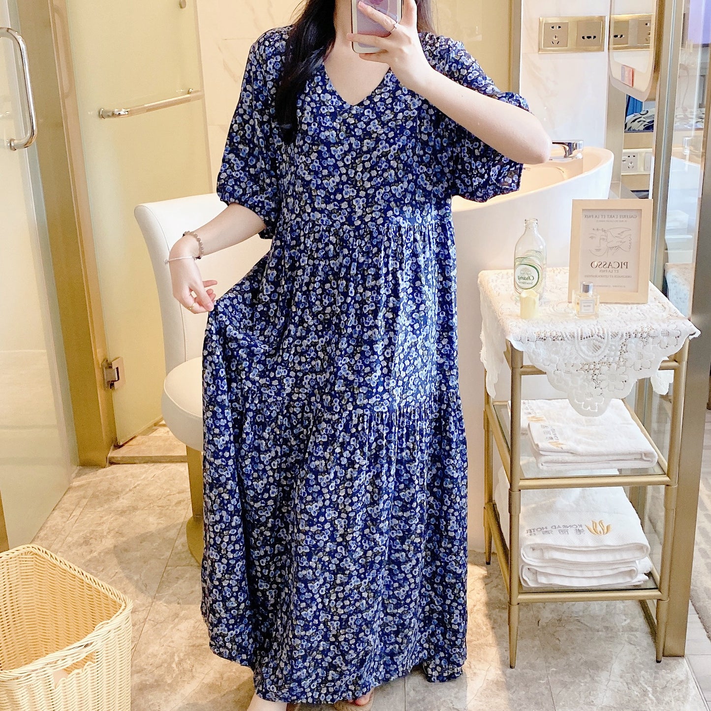 💃Only $35.99💃Women's V-neck Bohemian dress