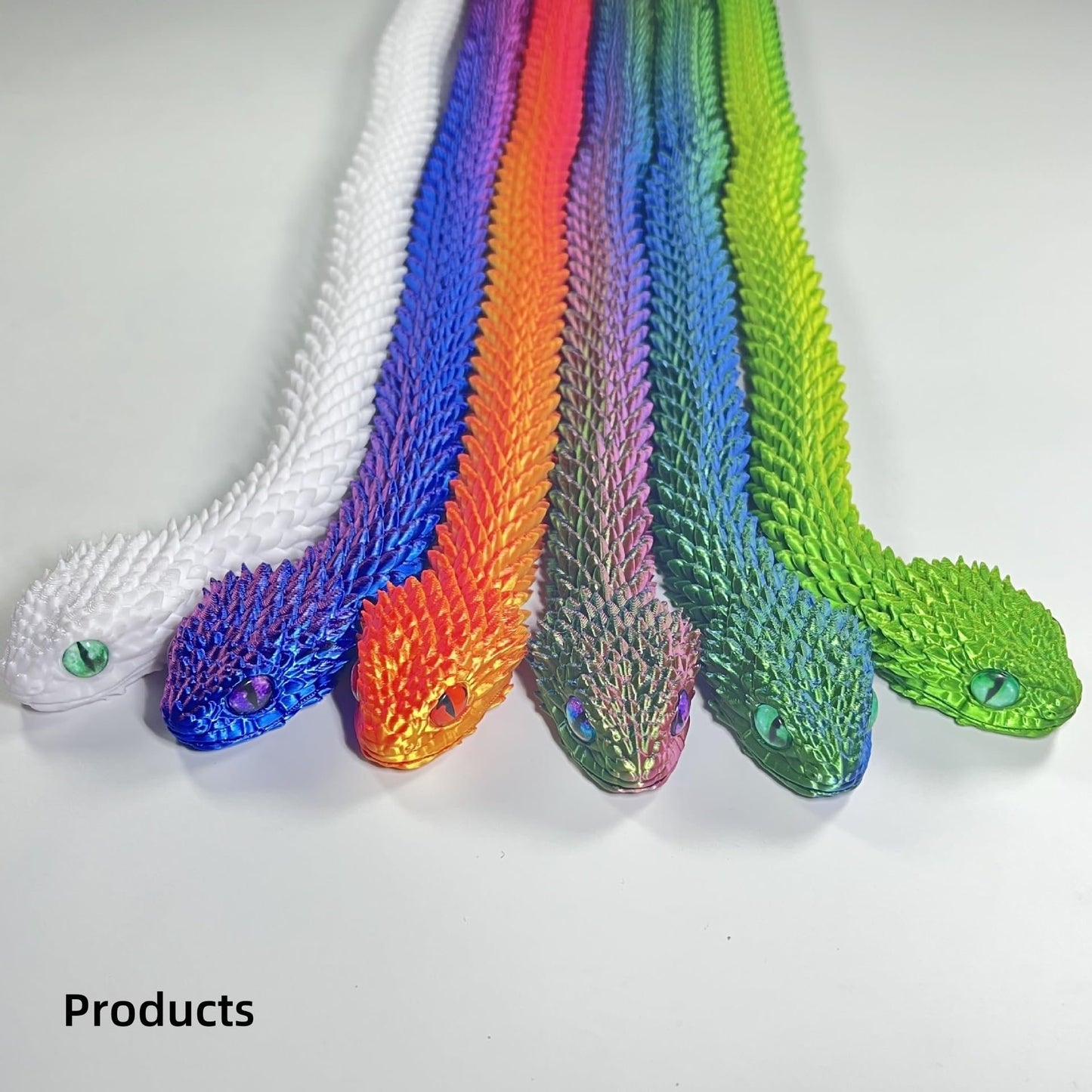 🐍3D Printed Multi-Joint Movable Snake Toy