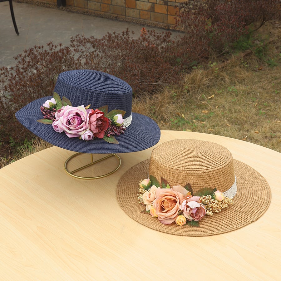 Handmade Woven Flower Straw Hat💥Buy 2 Get 10% OFF