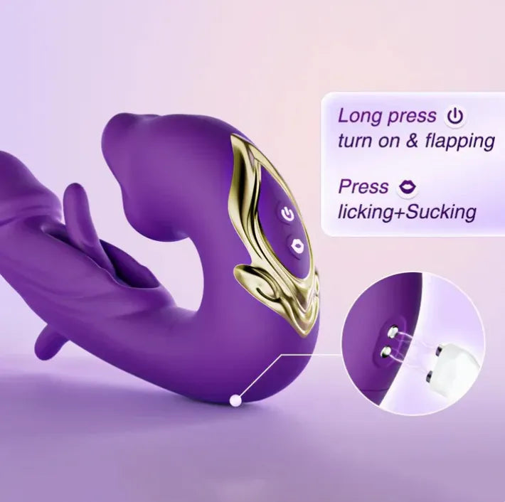 7 vibrations and 5 swing modes - G-spot vibrator