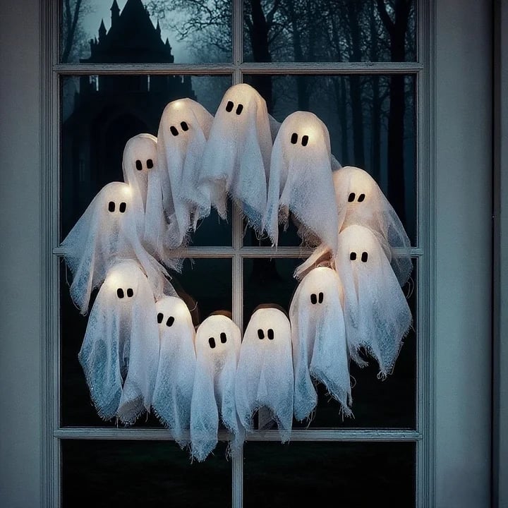 🎃Halloween Hot Sale 49% OFF💥Ghosts Wreath