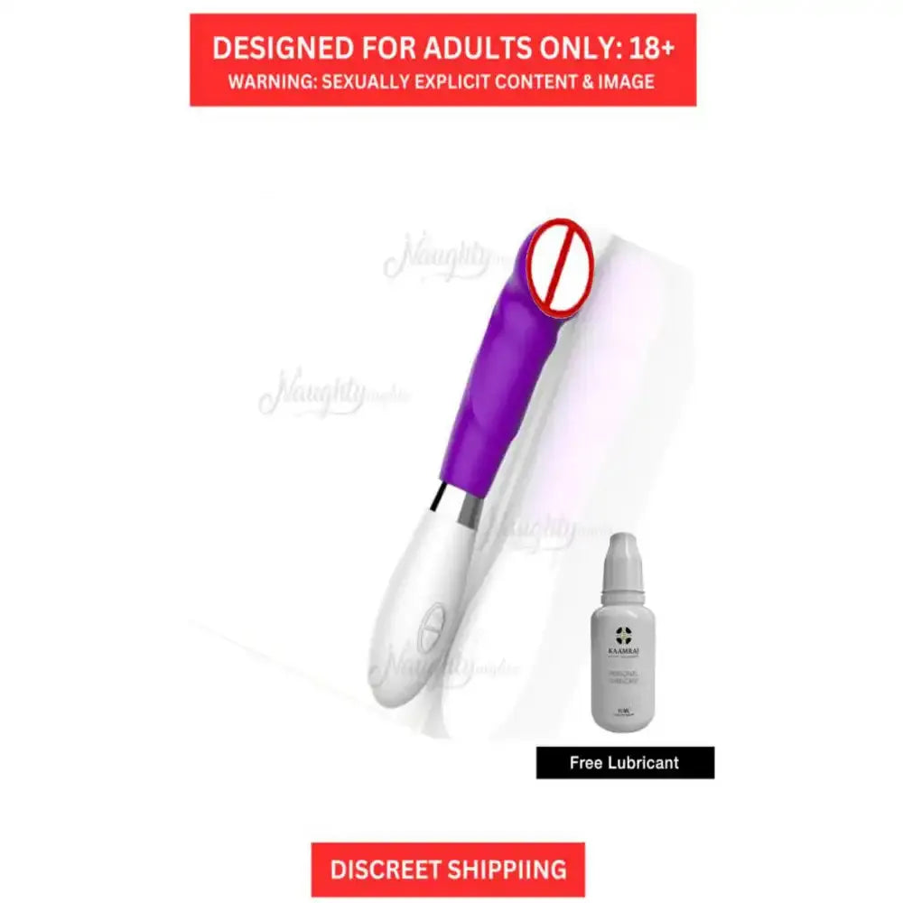 Silicone Vibrator Massager for Women – Compact Multi-Speed Wellness Accessory