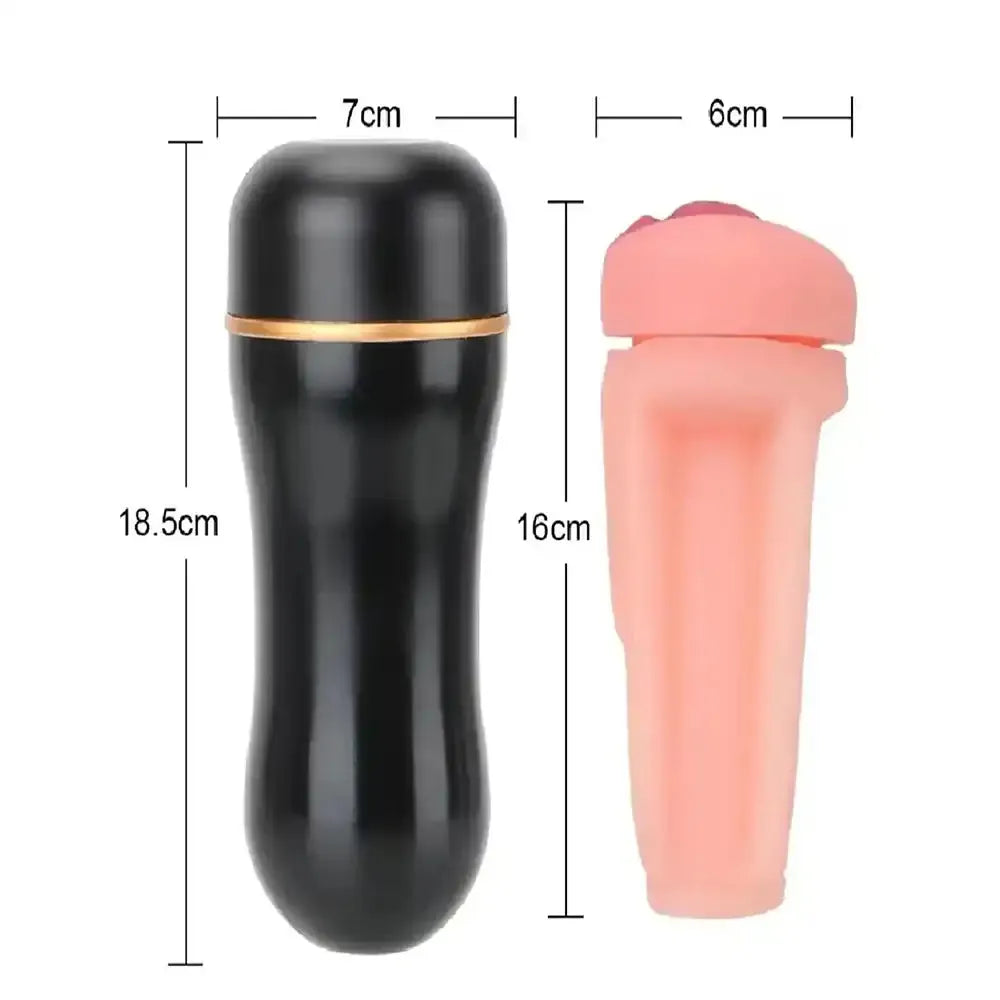 7.5 Inch Pocket Cup Massager for Men – Reusable Personal Wellness Accessory