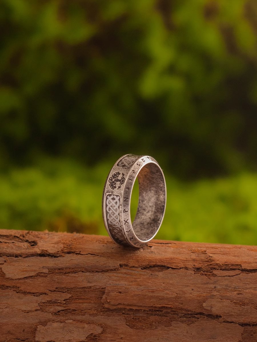 Viking Runes Tree Of life Ring(Buy 3 free shipping)