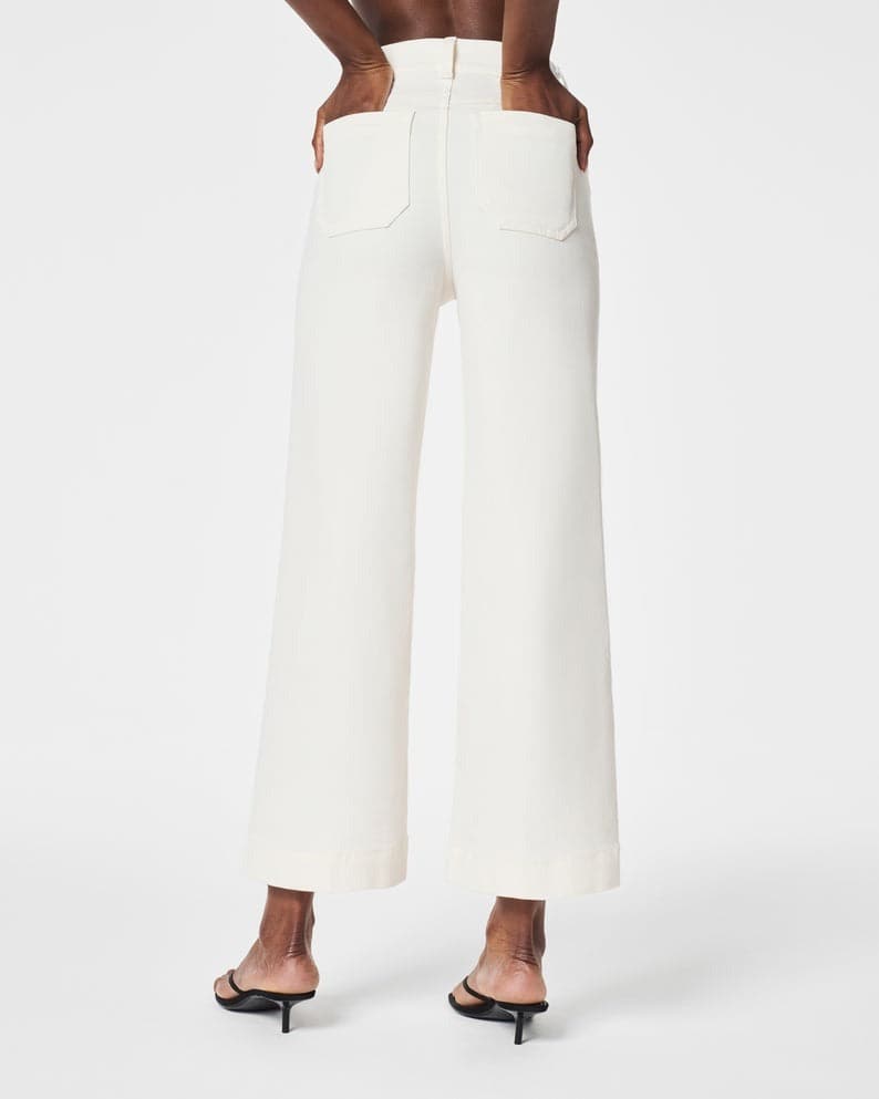 Tummy Control Cropped Wide-Leg Jeans(Buy two and get free shipping!)