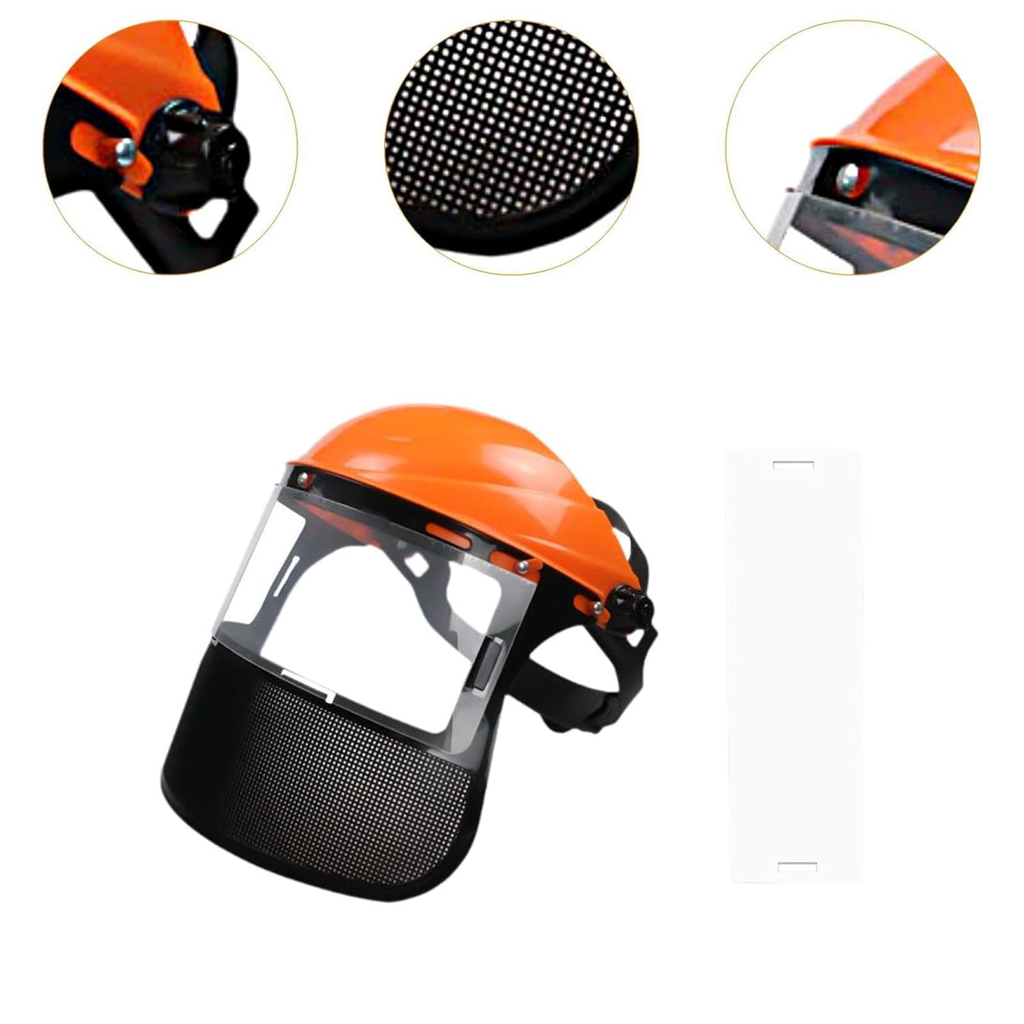 Transparent face protector suitable for gardening pruning farm