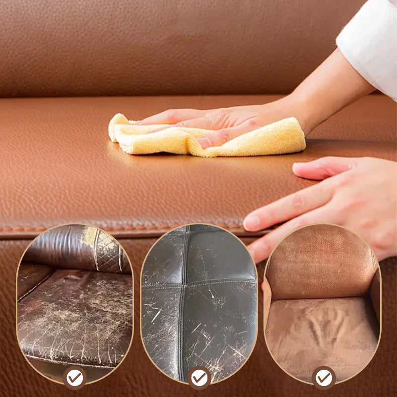 ✨Leather Conditioner Kit for Furniture🔥2024 new hot sale 50% off🔥Order now and get a free brush!