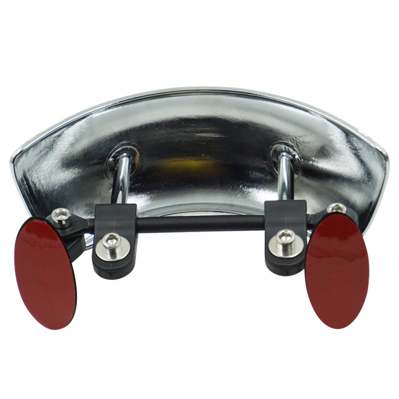 Wide angle parabolic mirror Be aware of the road