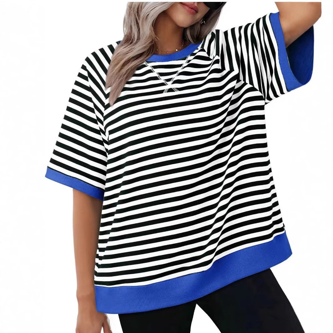 Women's Oversized Striped T Shirts product image 9