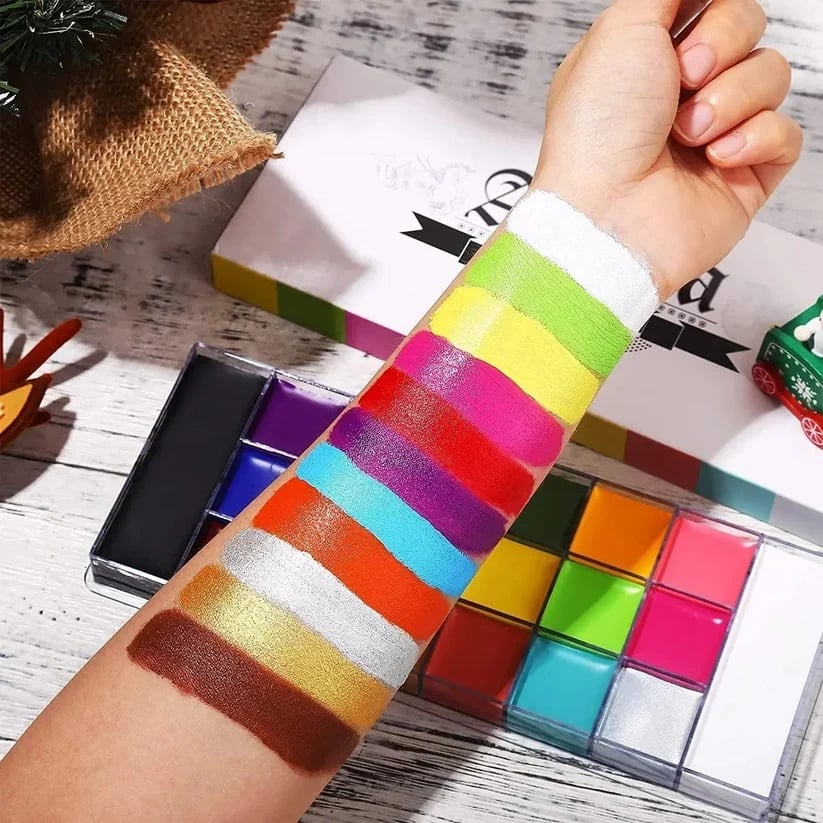 🔥HOT SALE🔥🎃Halloween Early Sale🎨 20-Color Face & Body Oil Paint Palette