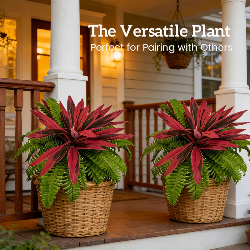 Artificial Red Cordyline Ti Plant – No-Fuss Year-Round Vibrant Foliage product image 7