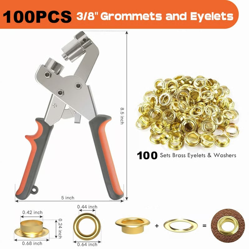 🔧Professional Grommets Kit