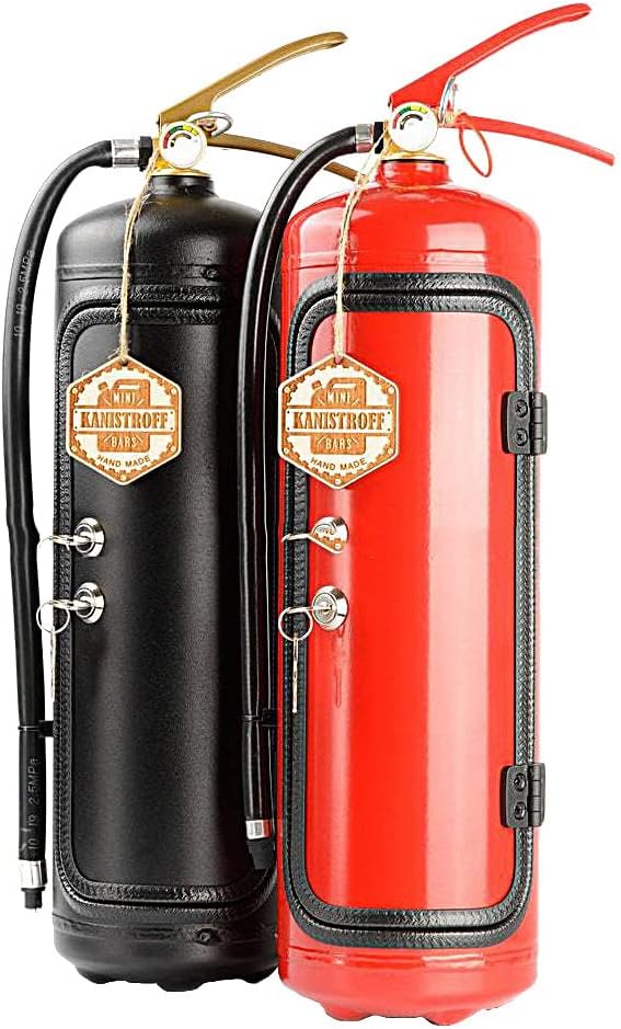 "My Cave My Rules" gift Can Bar Set Fire Extinguisher