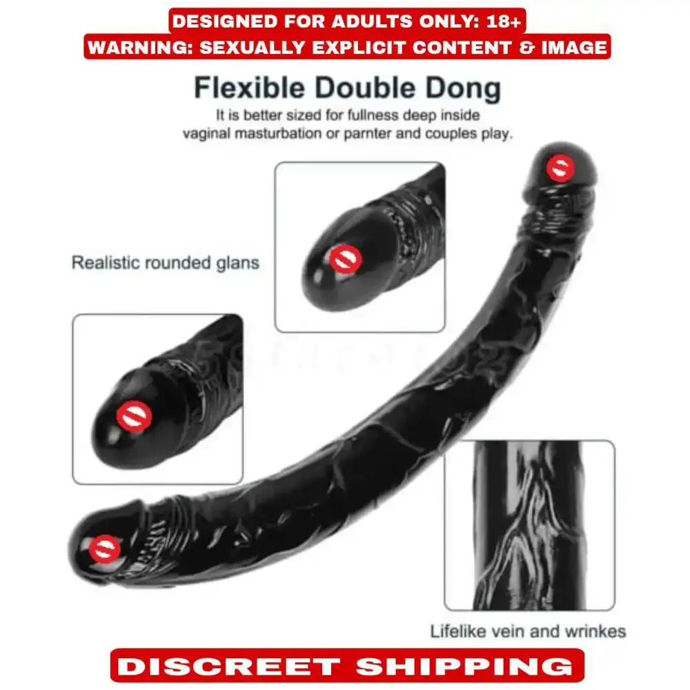 Double-Ended Flexible Wellness Massager – Soft Silicone Personal Care Device