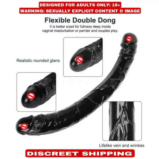 Double-Ended Flexible Wellness Massager – Soft Silicone Personal Care Device