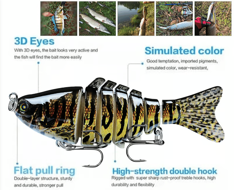 Bionic Swimming Lure - Suitable For All Kinds Of Fishing Waters