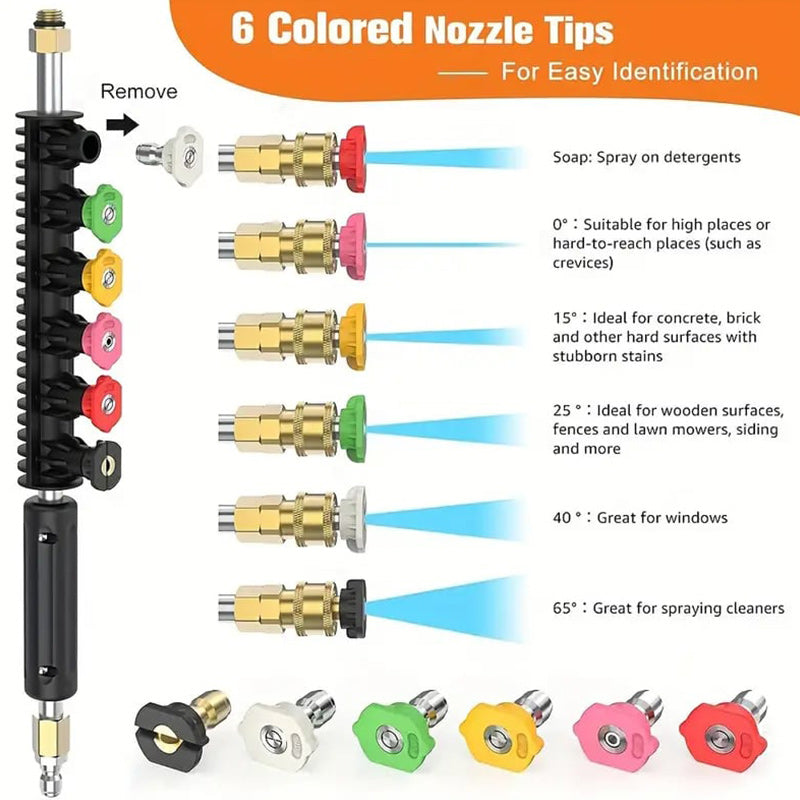 4000 PSI Telescoping High Pressure Washer Wand Set