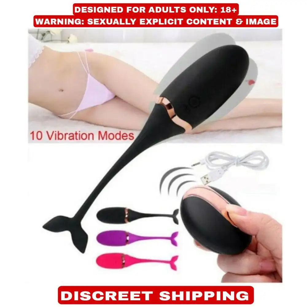 Wireless Remote Control USB Rechargeable Vibrating Egg Massager – Multi-Mode Personal Wellness Device