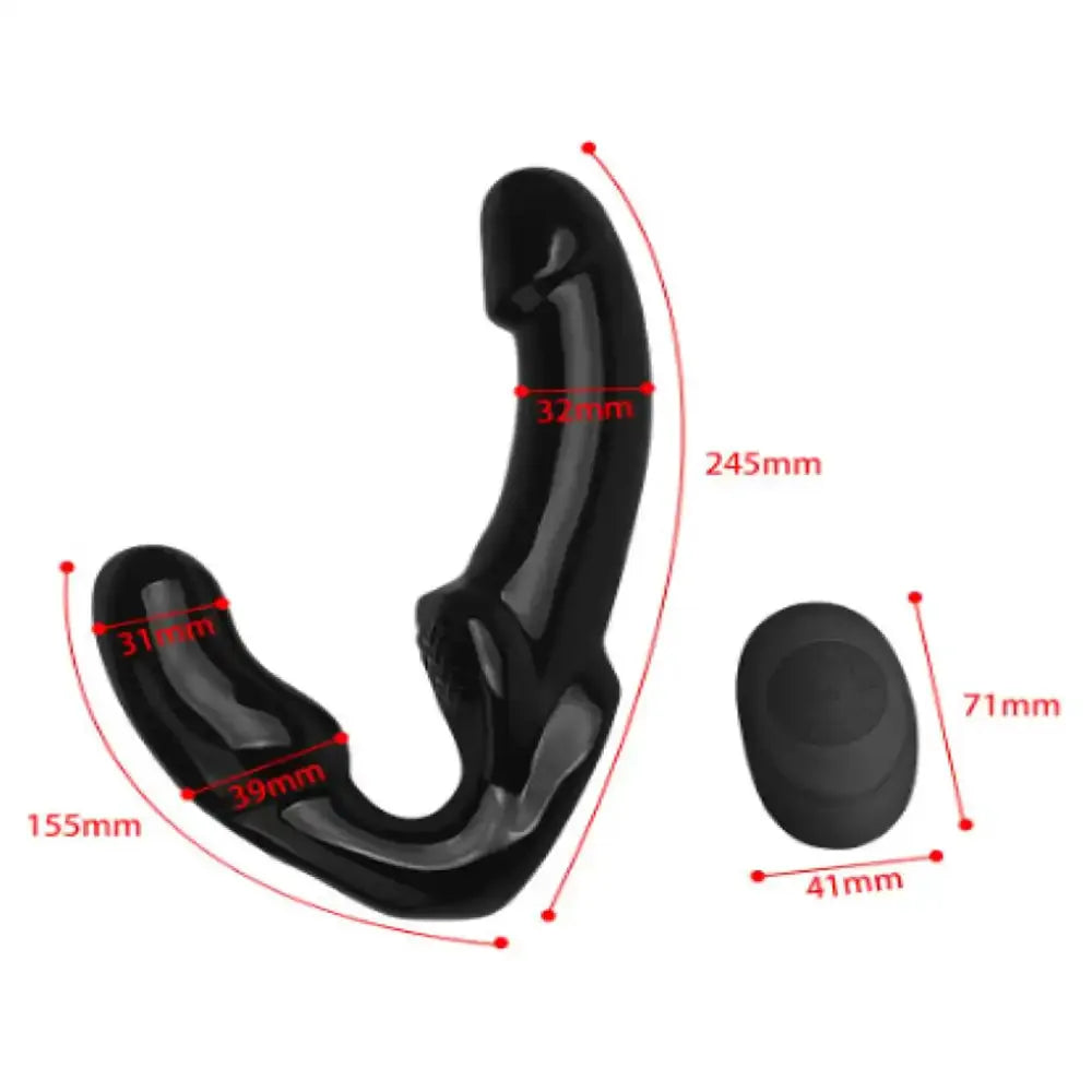 Wireless Remote Control Double Heads Vibrating Massager – Rechargeable Wellness Accessory
