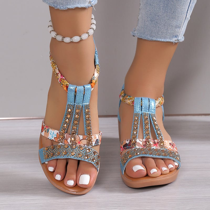 🔥Last Day Promotion 48% OFF - Women's New Summer Rhinestone Open Toe Orthopaedic Sandals mysite