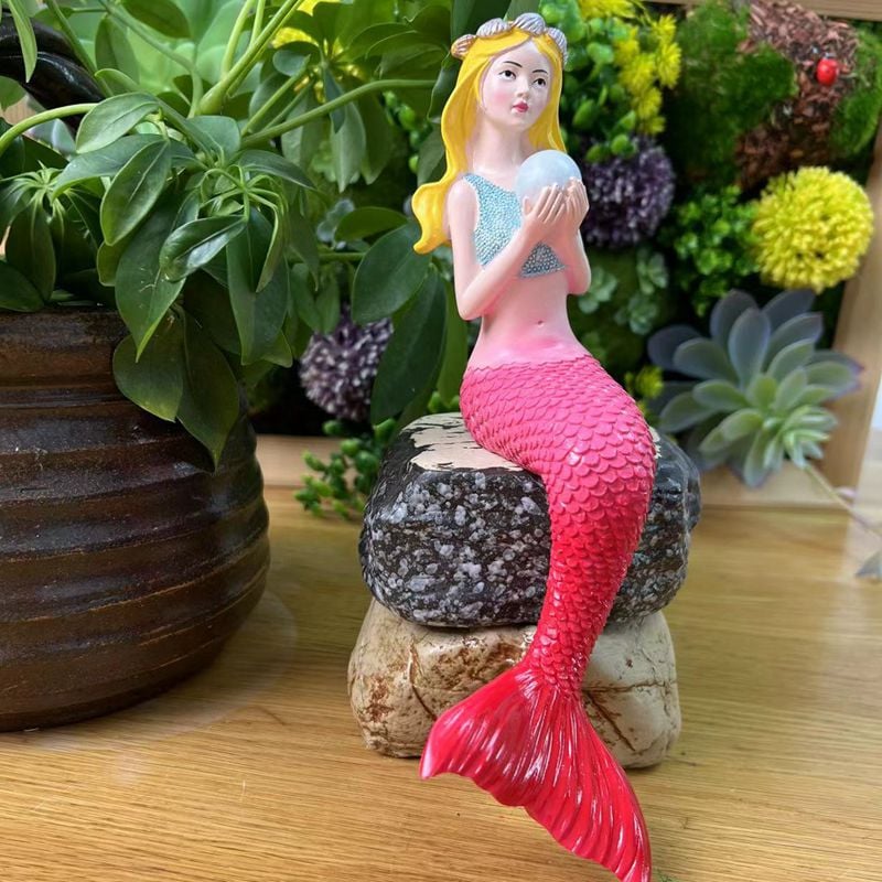 Garden Ornaments Mermaid Outdoor Balcony Yard Landscaping Decoration