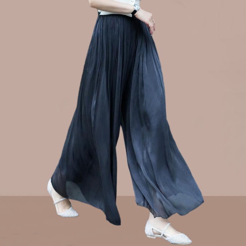 🔥Hot Sale 49% Off🔥Glazed Ice Silk Floor-Length Wide-Leg Culottes mysite