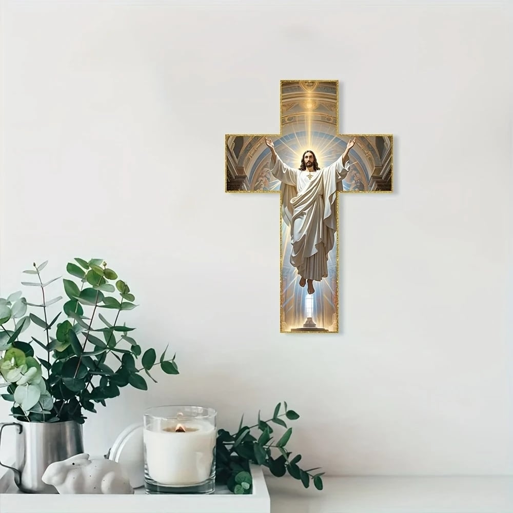 ❤️Vintage Wooden Jesus Christ Wall Cross✝️