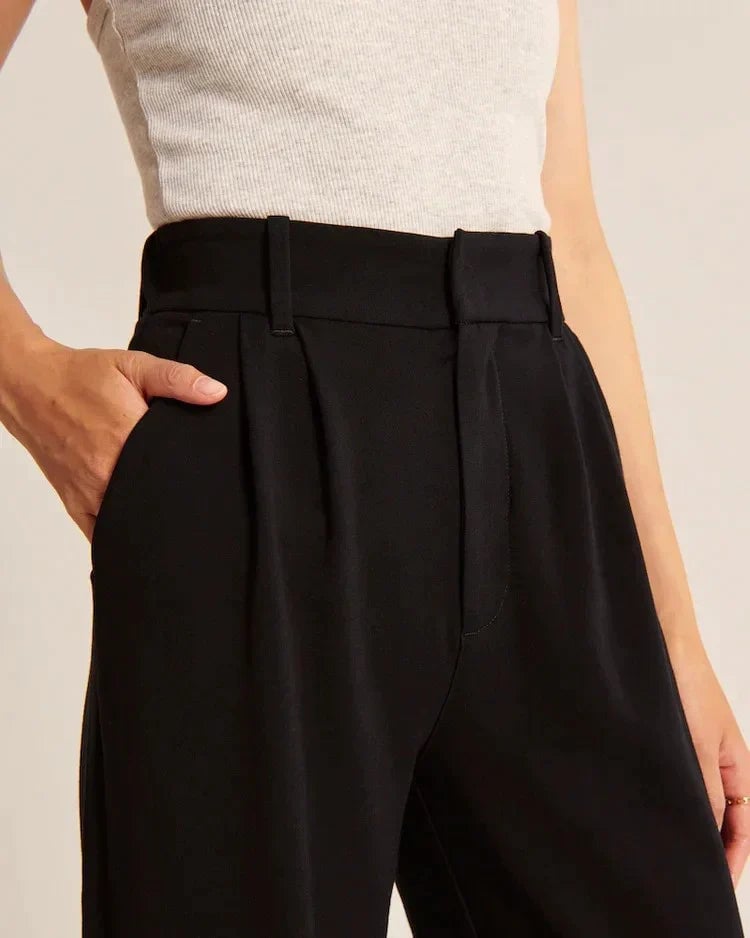 Wide-Leg Tailored Pants - Buy two and get free shipping! mysite