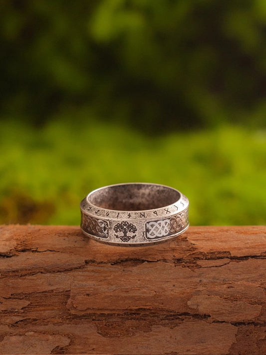 Viking Runes Tree Of life Ring(Buy 3 free shipping)