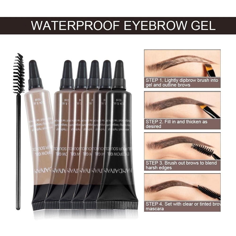 ⭐Long-lasting Waterproof Smudge-proof Liquid Eyebrow Gel/Tint(With Free Brush)
