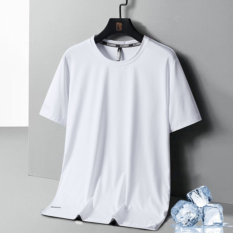 🔥SUMMER HOT SALE - 49% OFF🔥Ice Silk Round Neck T-Shirt